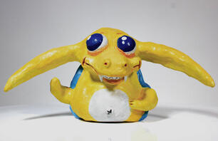 nibbler clay sculpture